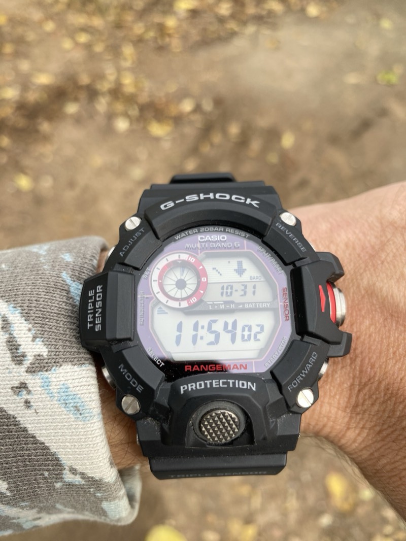 Casio G-Shock Rangeman GW-9400 - Weather alarm
